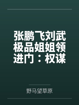张鹏飞刘武极品姐姐领进门:权谋